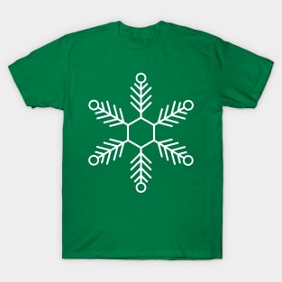 Single snowflake Christmas shirt T-Shirt